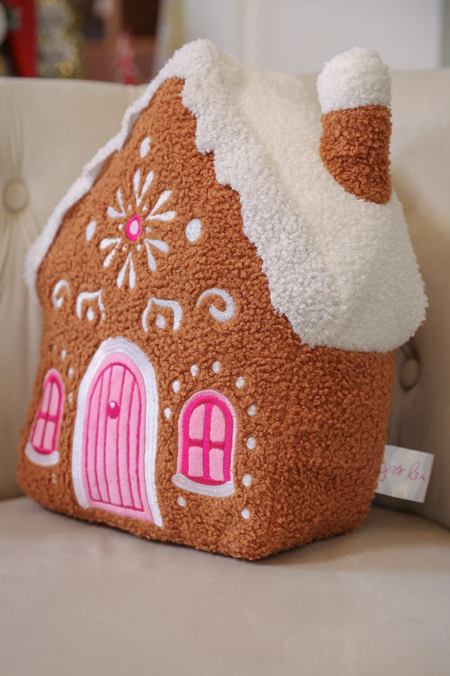 Pre-order Gingerbread House Pillow