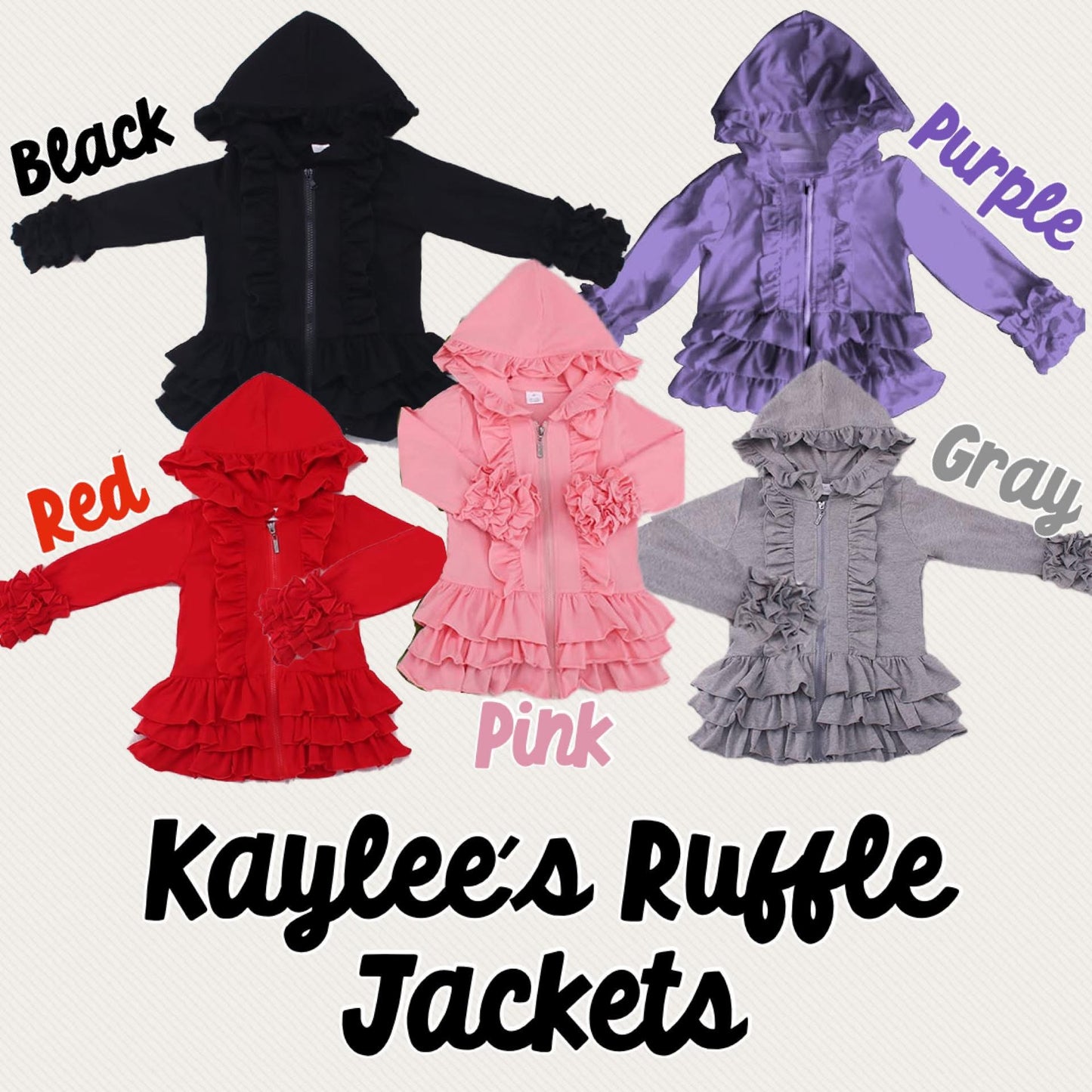 Girls Ruffle Jackets