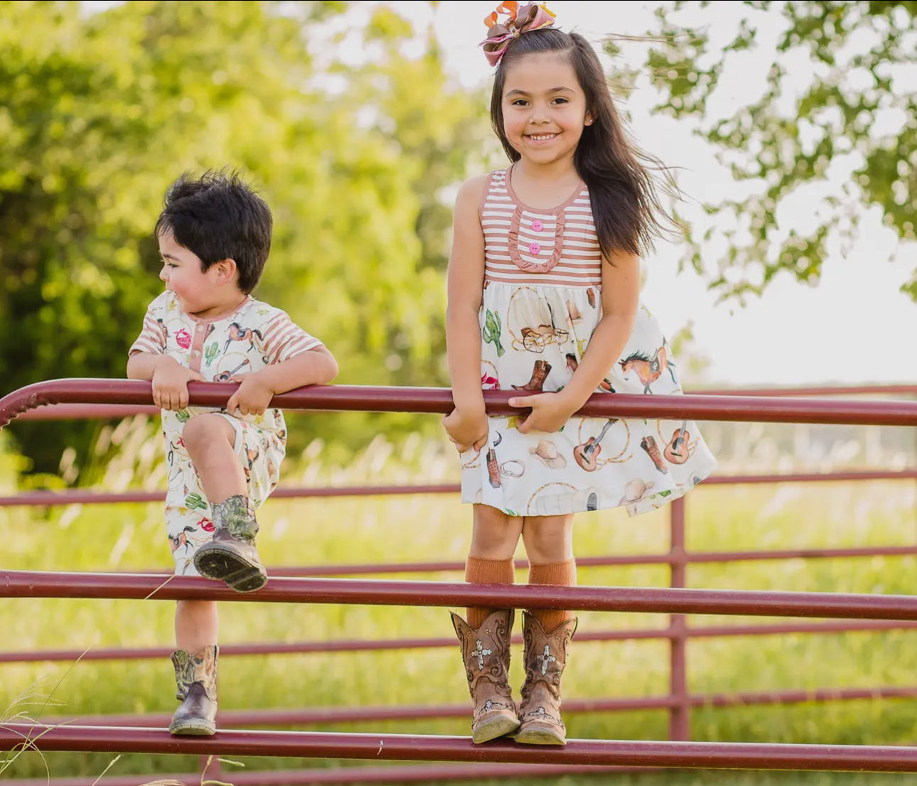 Girls Giddy-up Dress