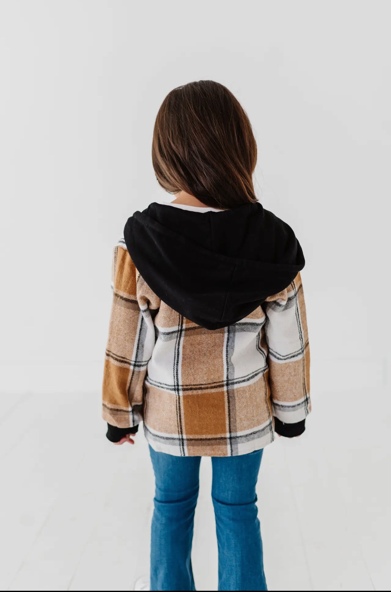 Boys Carmel Flannel Shacket