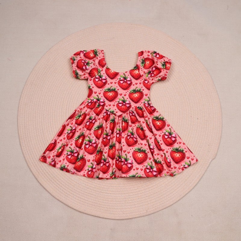 Girls Strawberry Surprise Dress