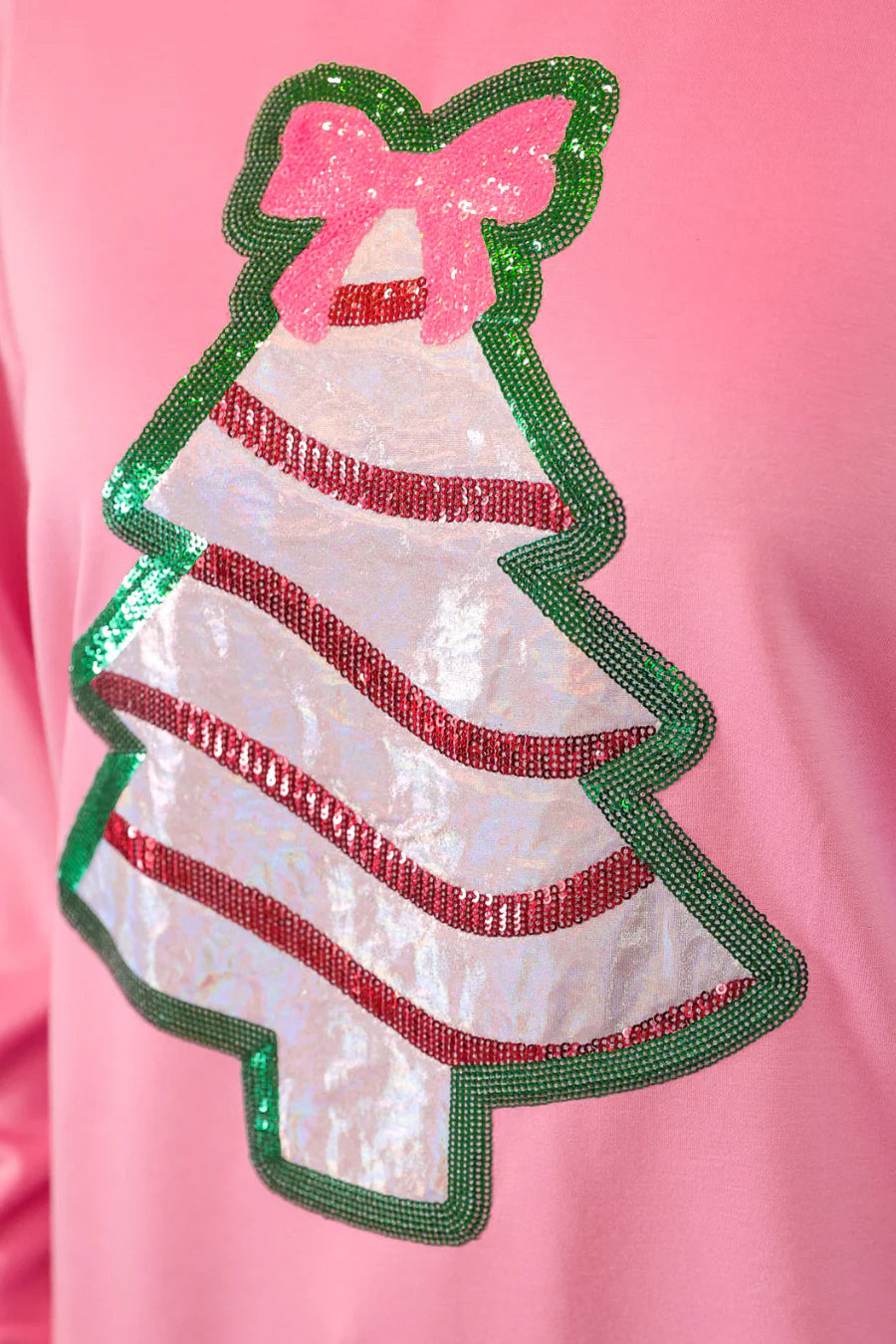 Pre-order Foil Bow Christmas Treat Luxe Pullover