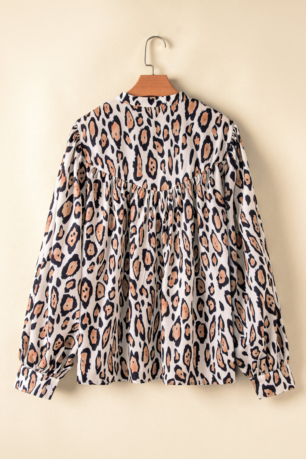 Women’s Oversized Leopard Blouse
