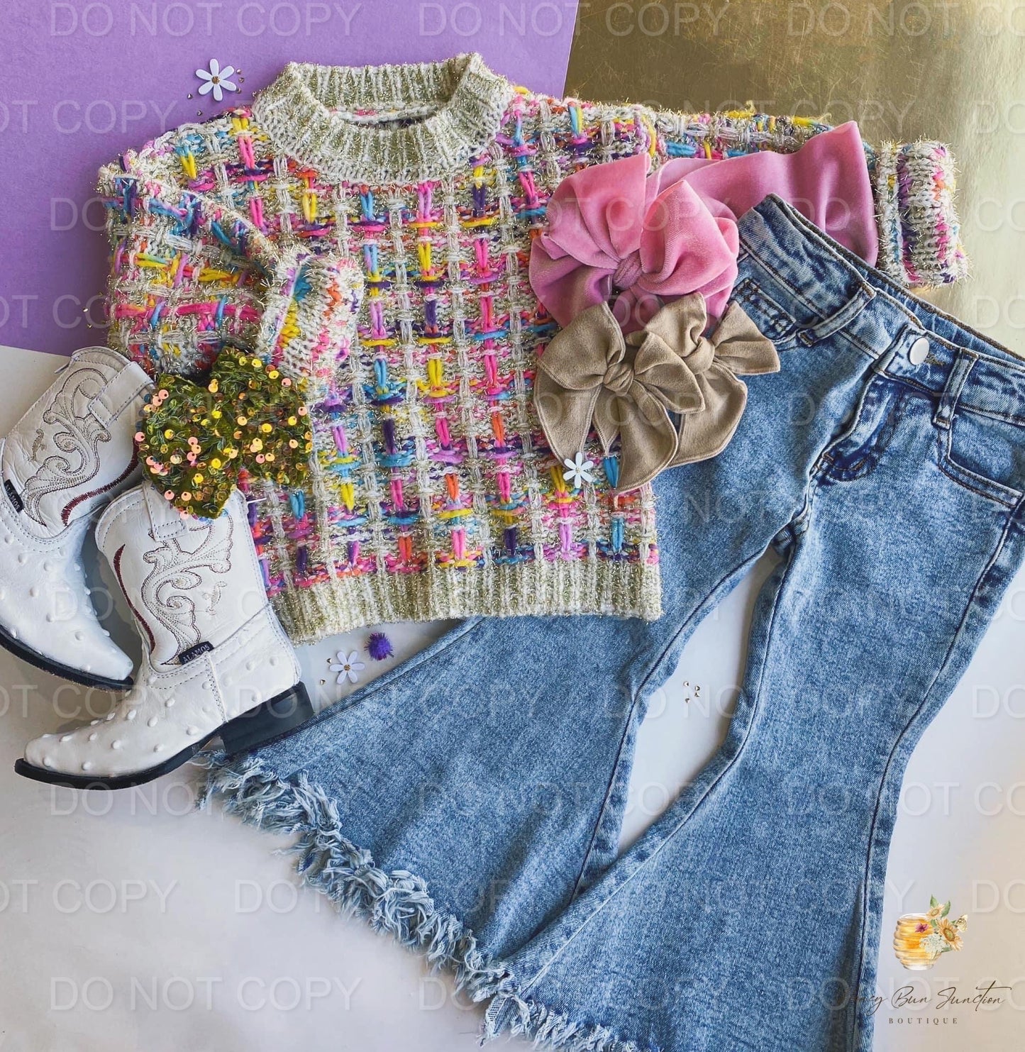 Girls Denim Bells