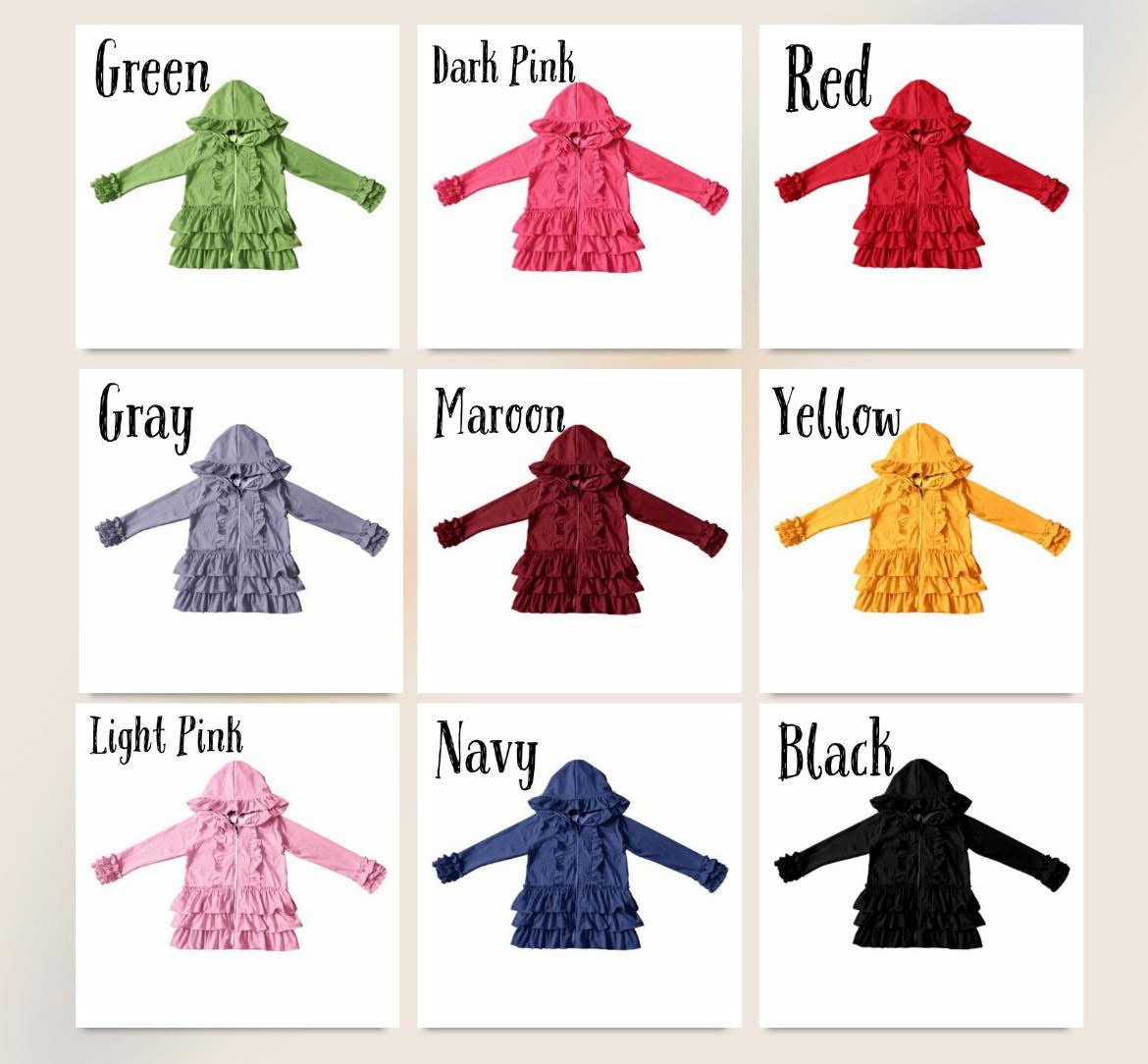 Pre-order Ruffle Jackets