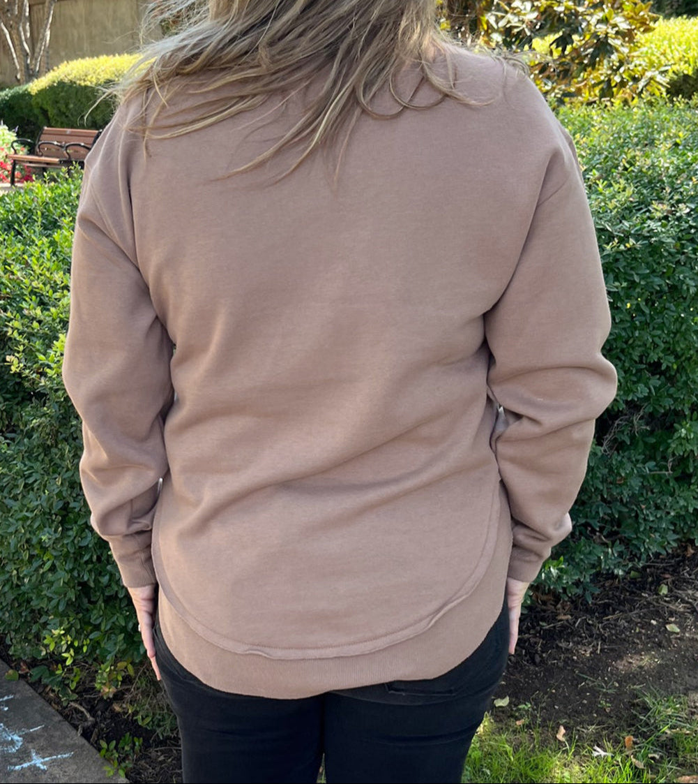 Pre-order Dark Khaki GOBBLE Graphic Top August