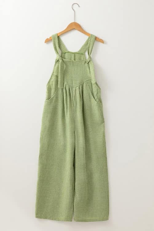 Pre-order Green Plaid Overalls