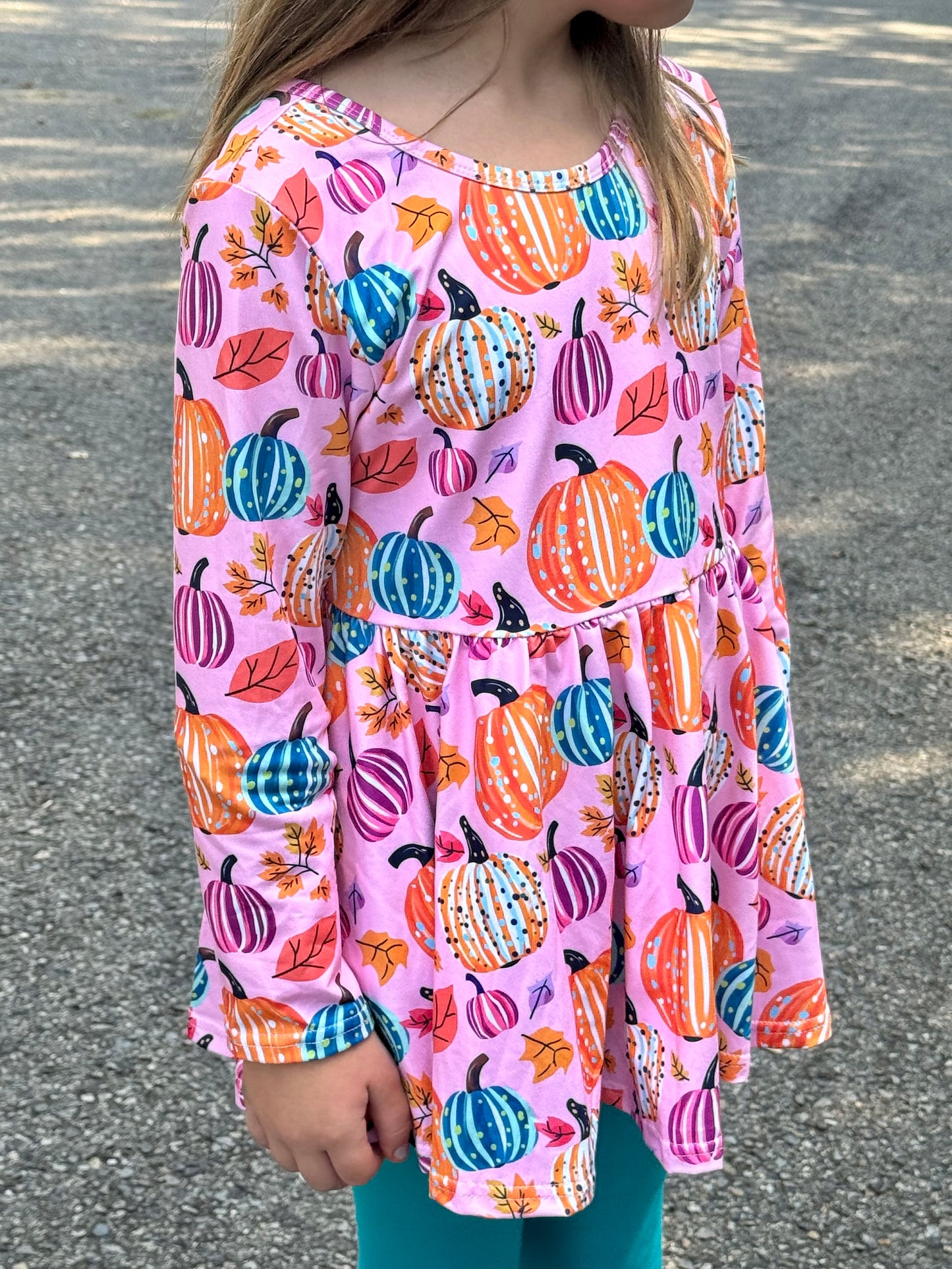 Girls Fall Peplum