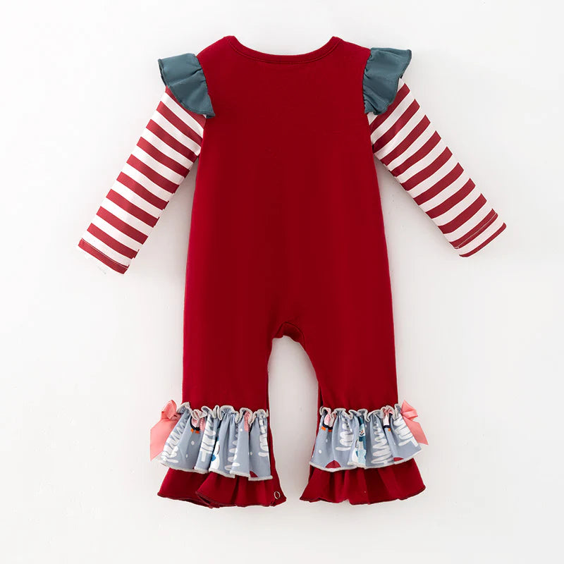 Pre-order Christmas Ruffle Romper