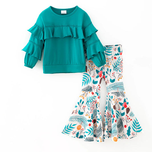 Pre-order Turquoise Floral Bell Set