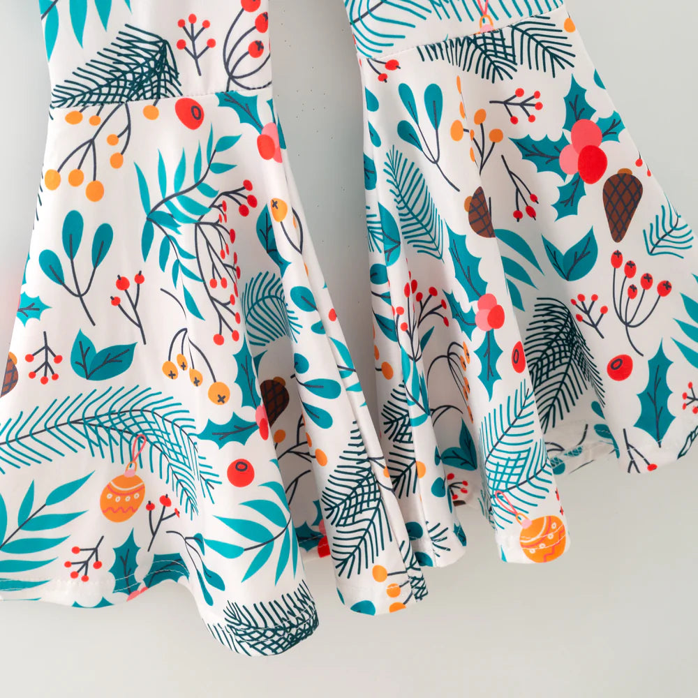 Pre-order Turquoise Floral Bell Set