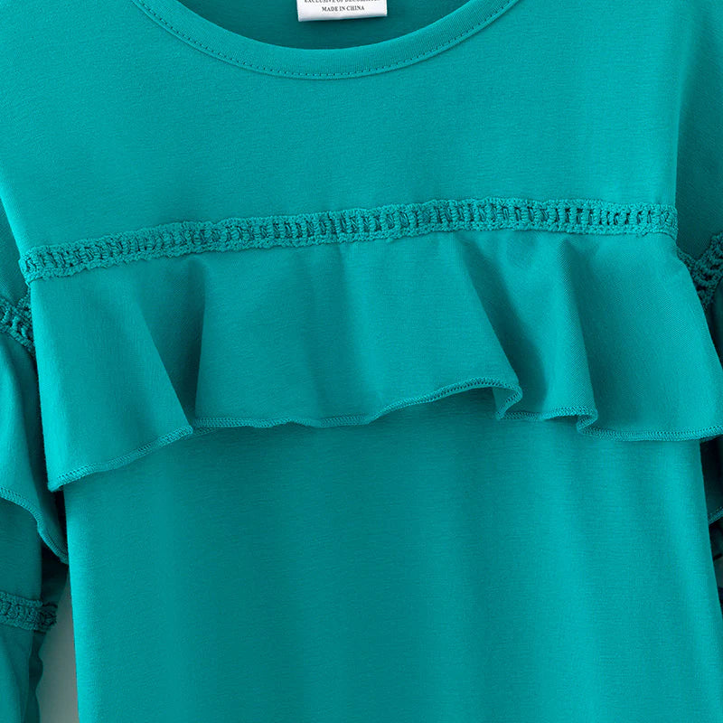 Pre-order Turquoise Floral Bell Set