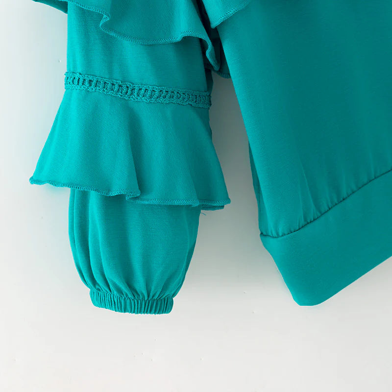 Pre-order Turquoise Floral Bell Set