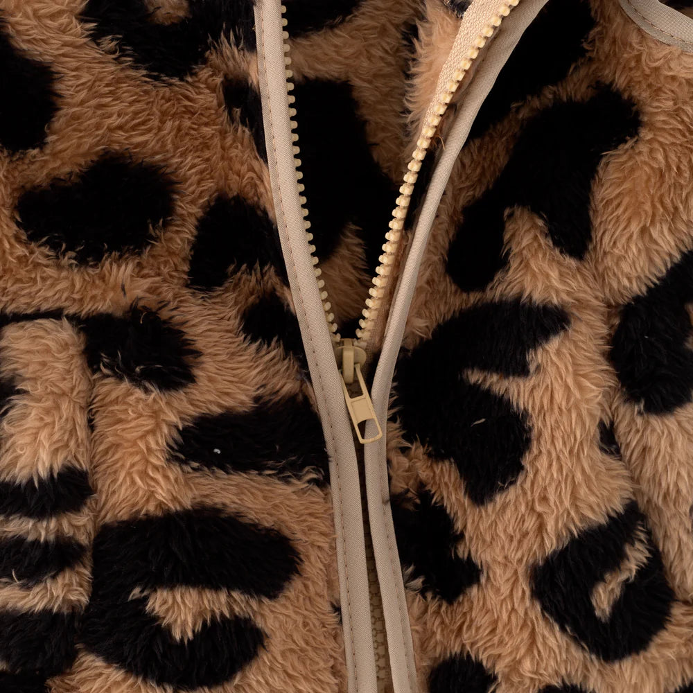 Girls Leopard Print Vest