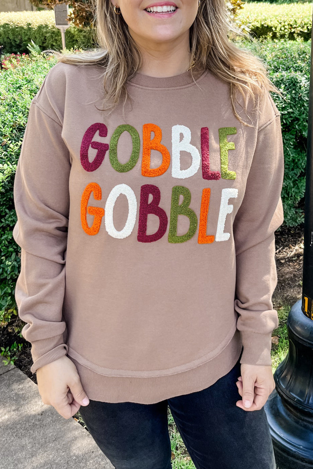 Pre-order Dark Khaki GOBBLE Graphic Top August