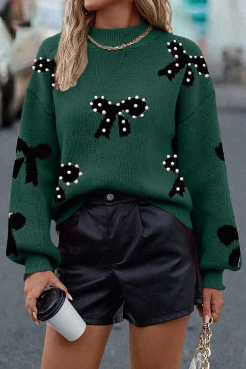 Pre-order Pearl Bow Sweater