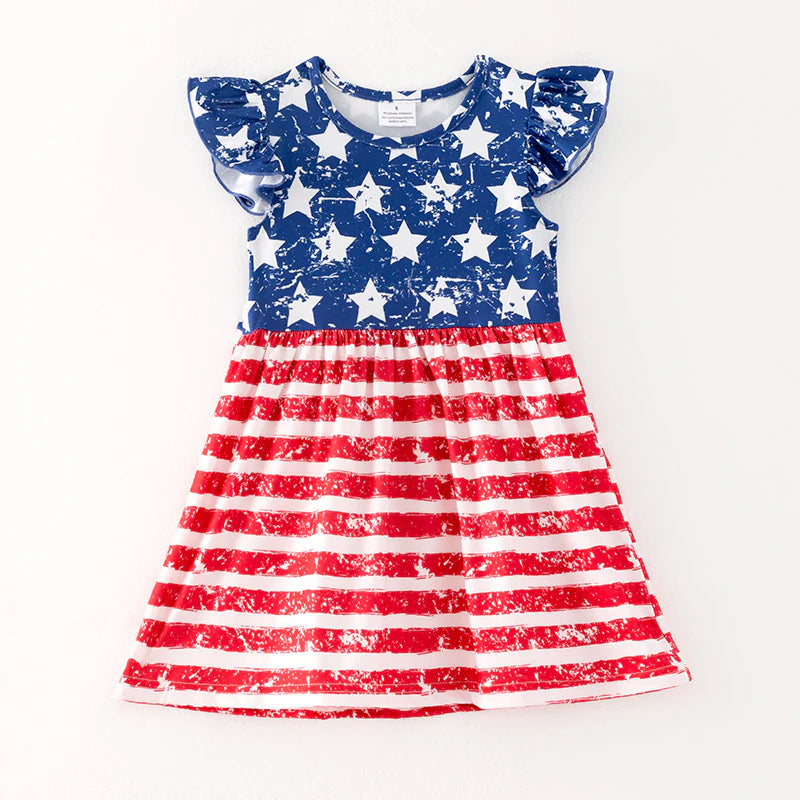 Pre-order Patriotic Print Dress