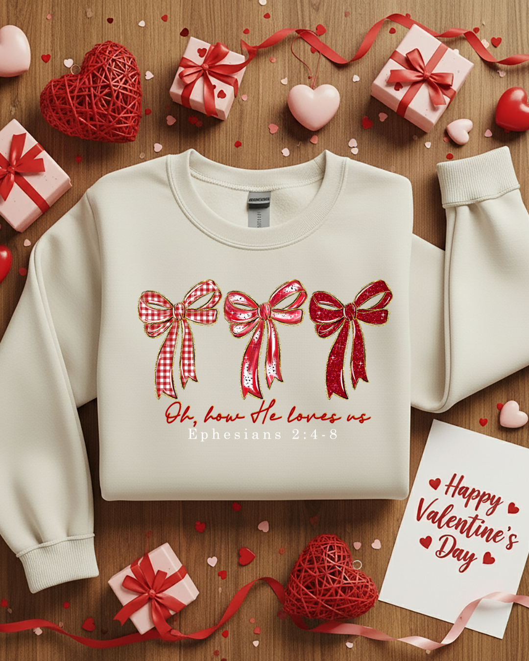 Women's Oh How He Loves Us Sweatshirt