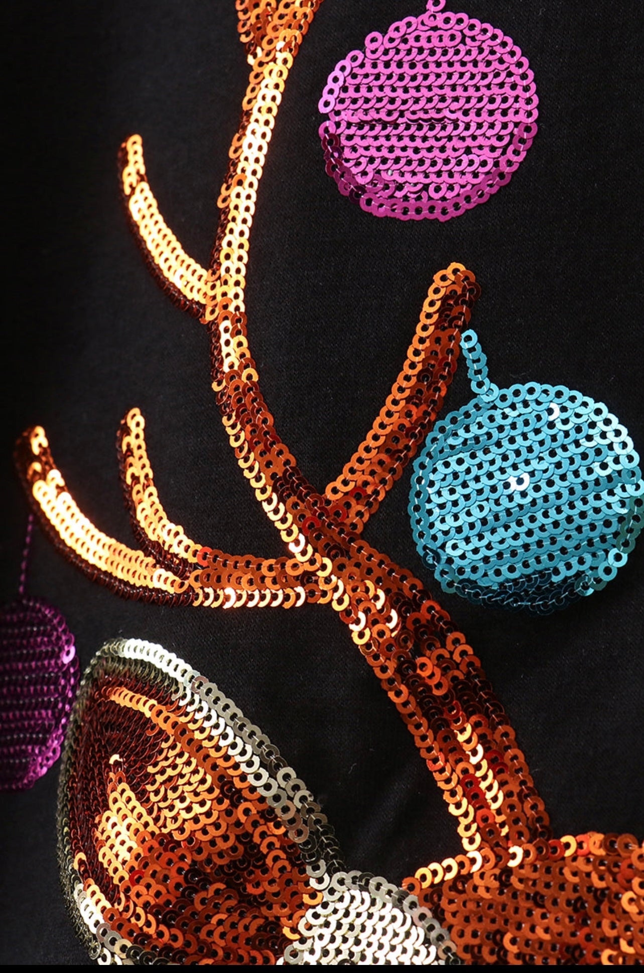 Girls Mom and Me Sequin Reindeer Sweatshirt