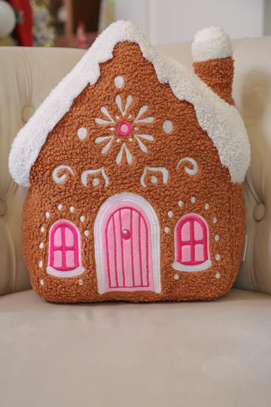 Pre-order Gingerbread House Pillow