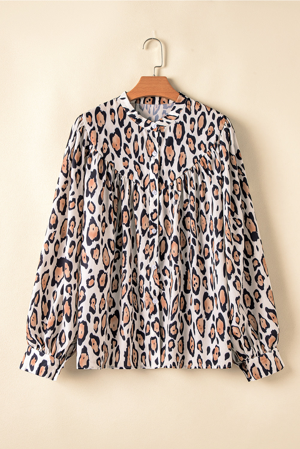 Women’s Oversized Leopard Blouse