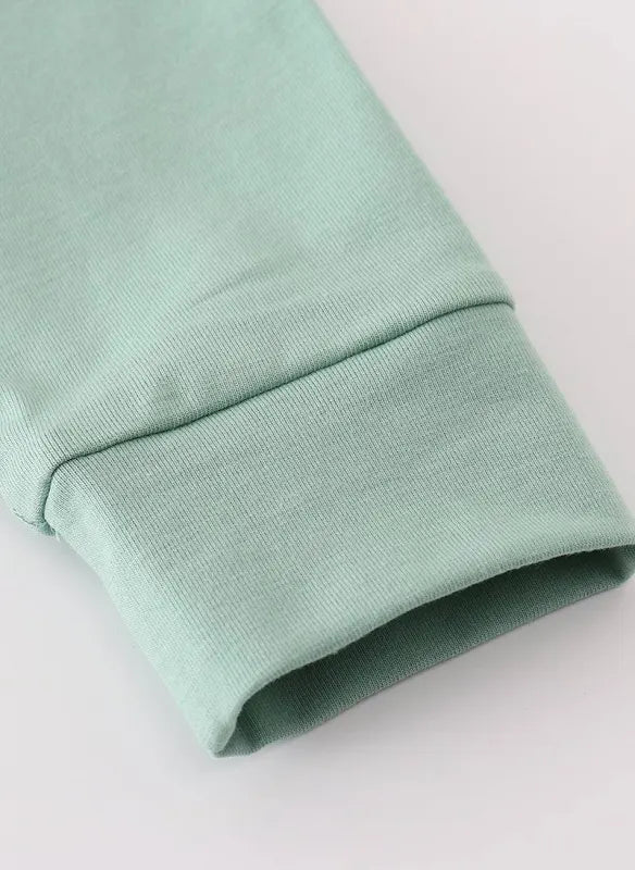 Girls French Knot Ruffle Top