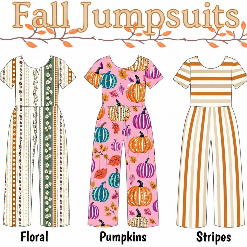 Pre-order Fall Jumpsuits