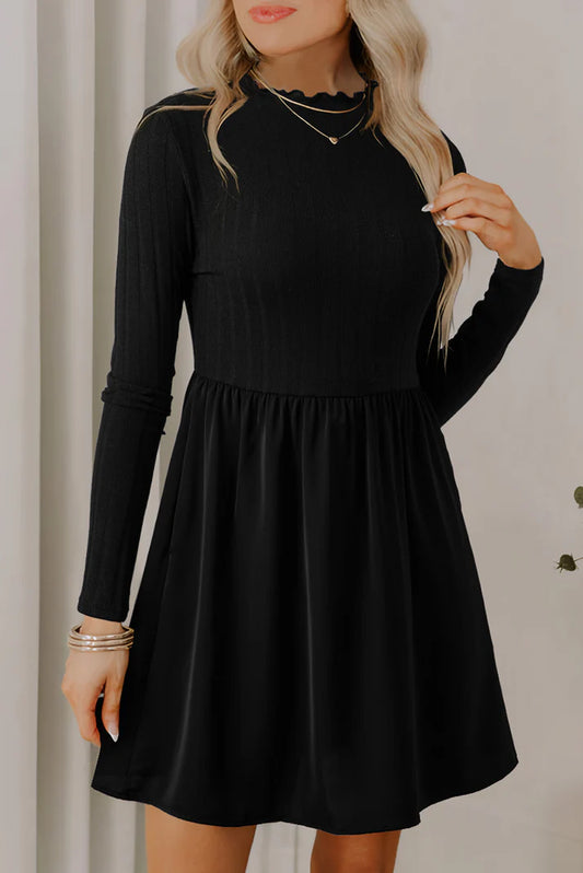 Pre-order Frilled Neck Dress October