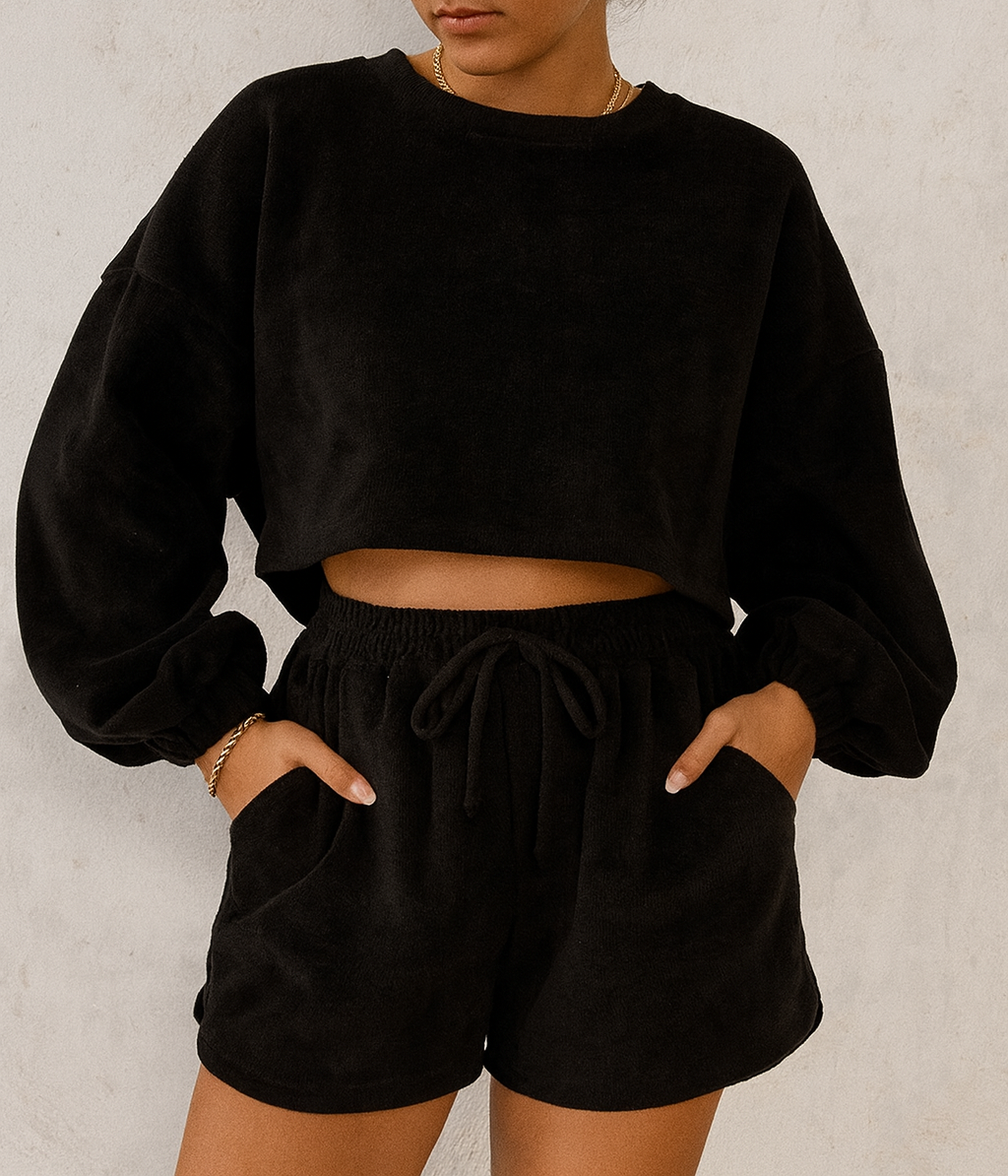 Pre-order Textured Knit Pullover Set October