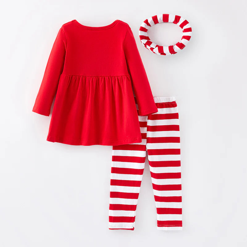 Girls Sleigh With Santa Set