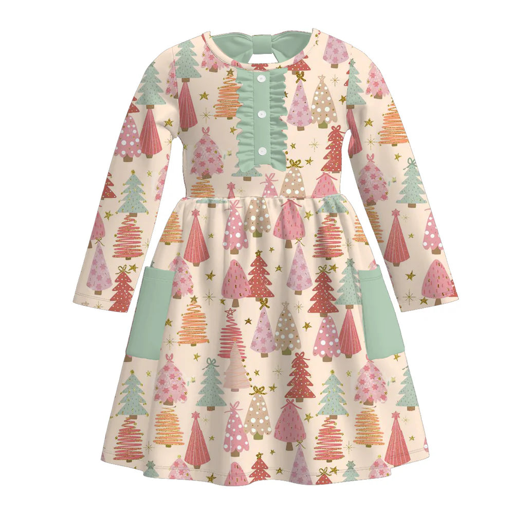Pre-order Christmas Print Dresses