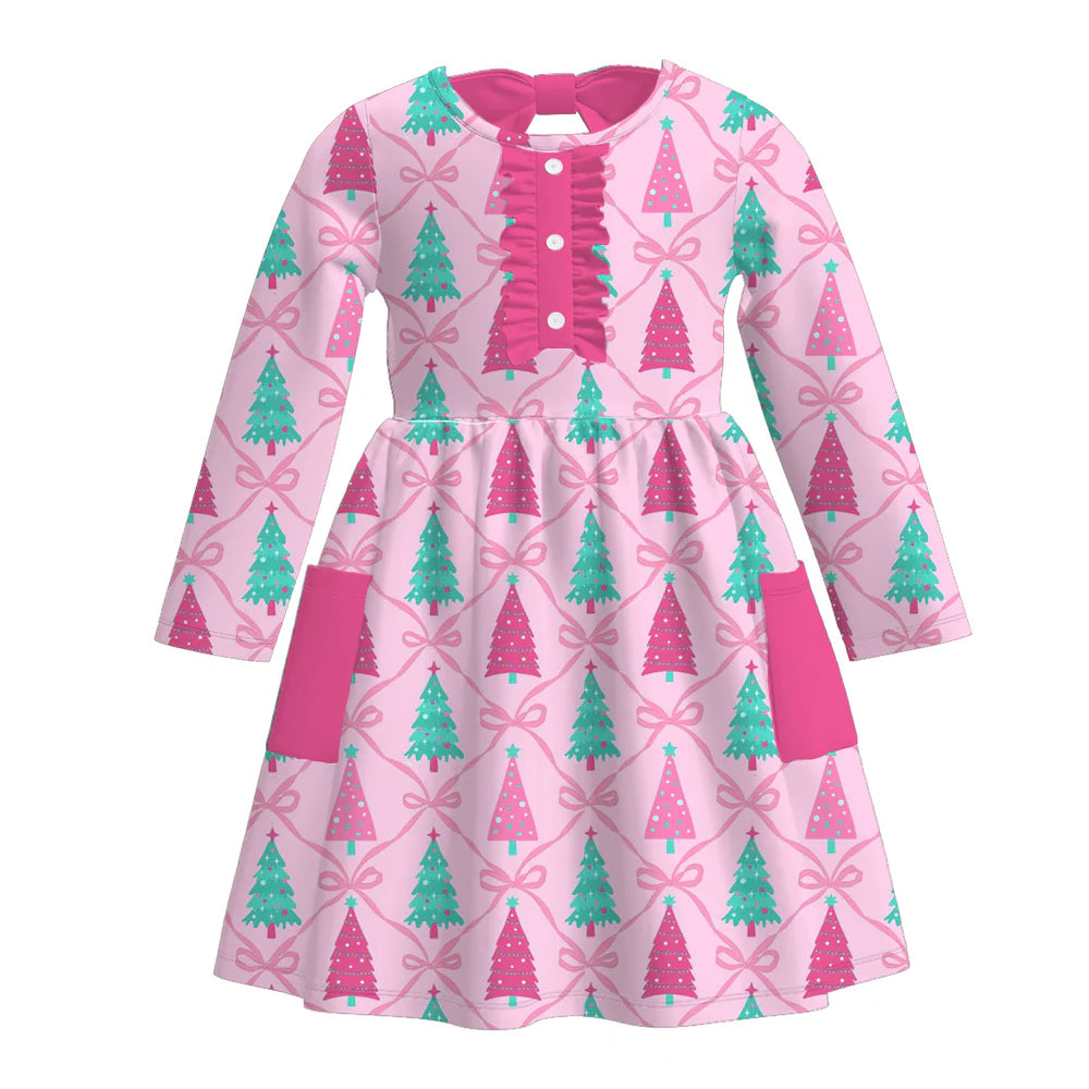 Pre-order Christmas Print Dresses
