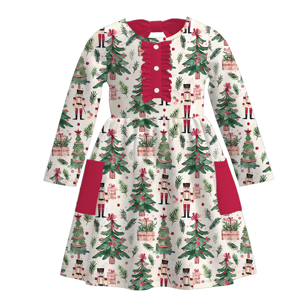 Pre-order Christmas Print Dresses