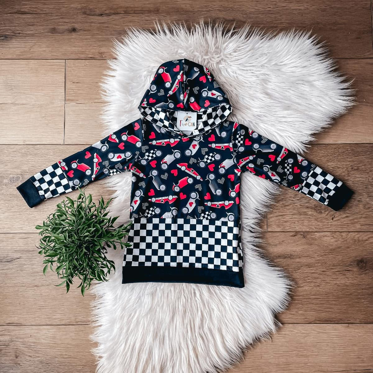 Boys Vday Racer Hoodie
