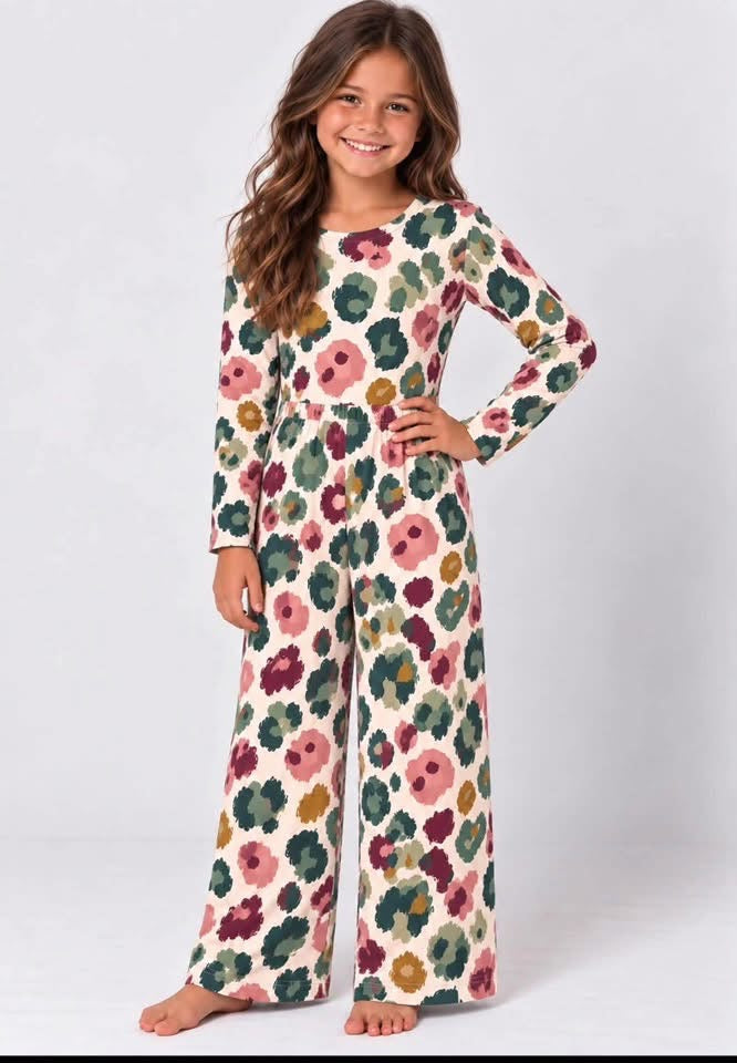 Pre-order Painted Petals Wide-Leg Jumpsuit