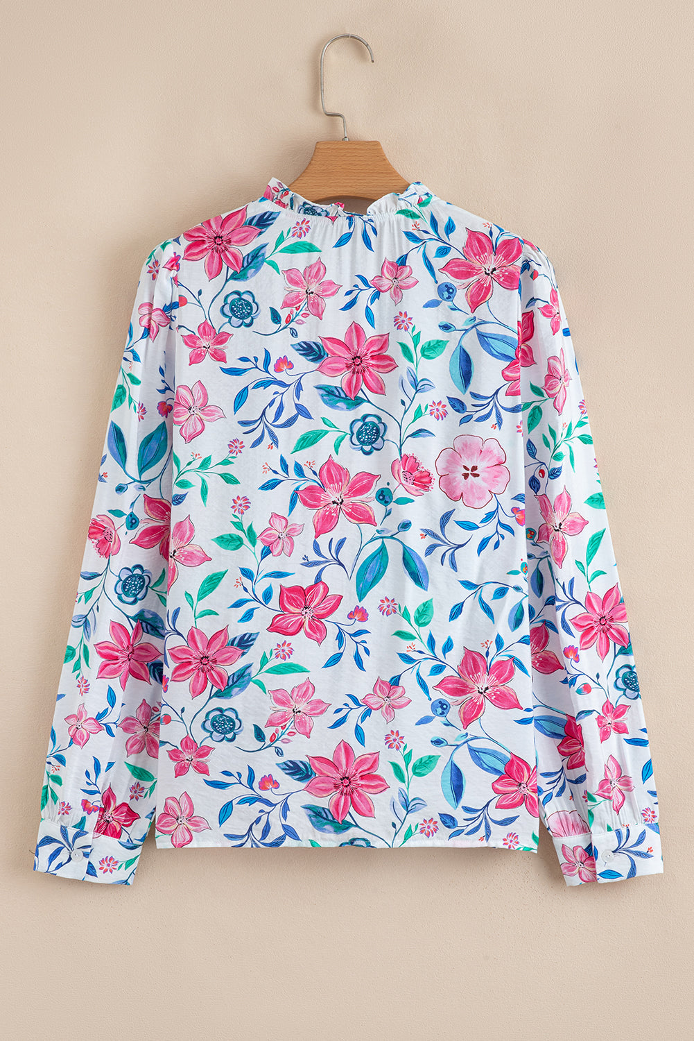 Pre-order Floral Lace Button Up Blouse August