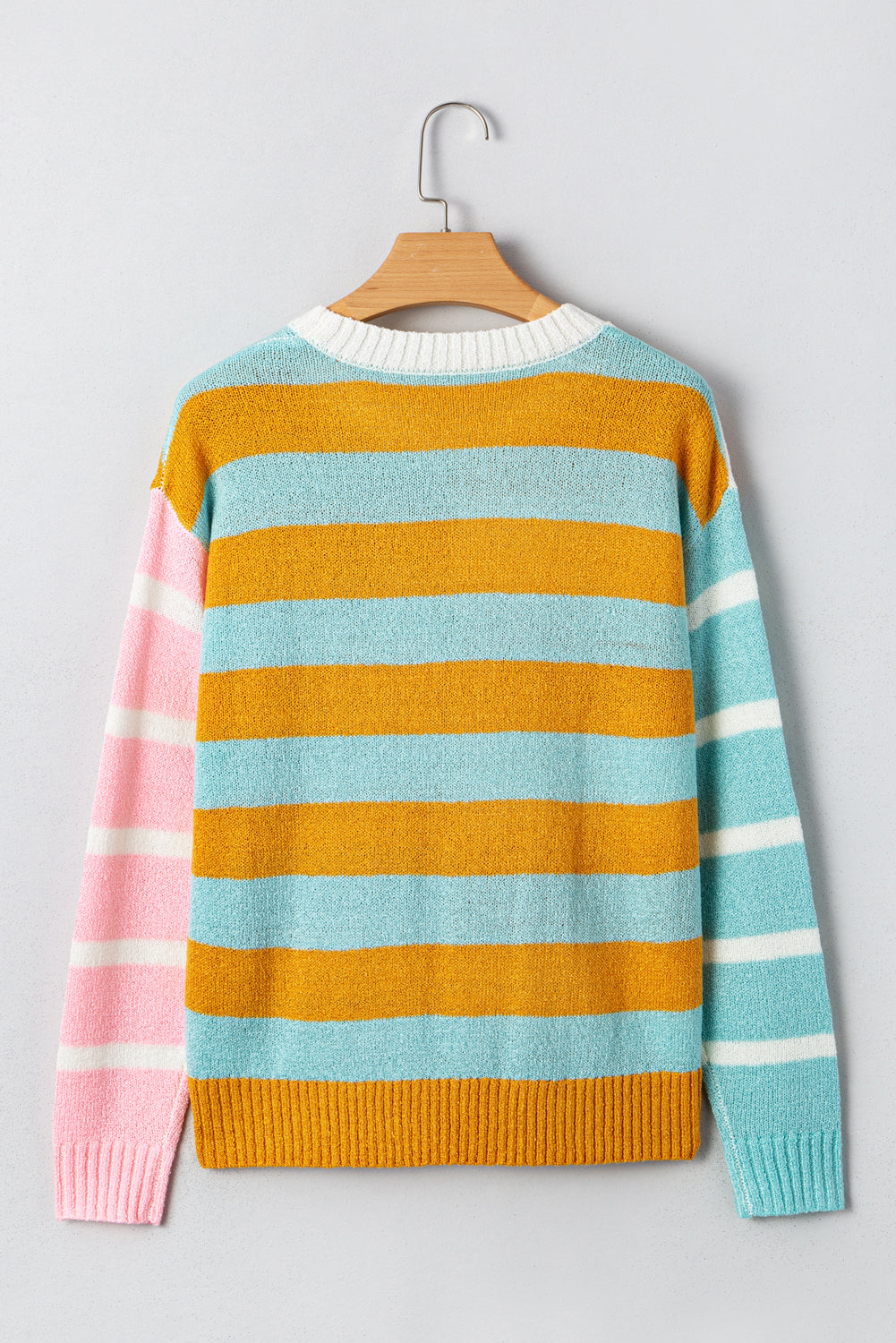 Pre-order Gold Colorblock Sweater August