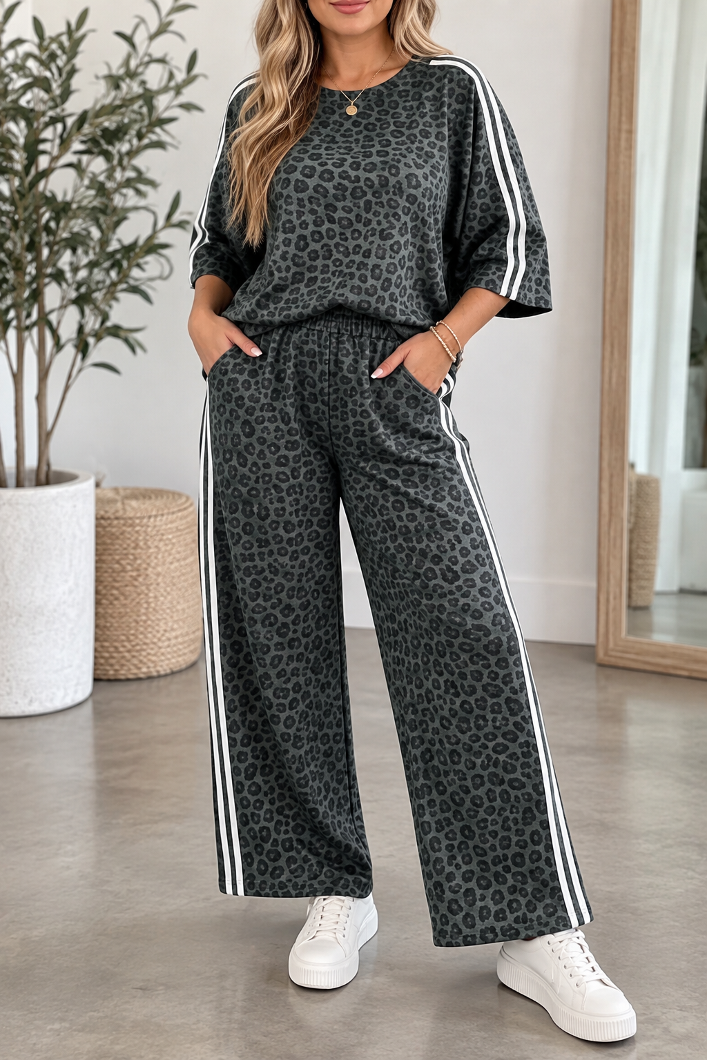 Pre-order Gray Leopard Plus Set