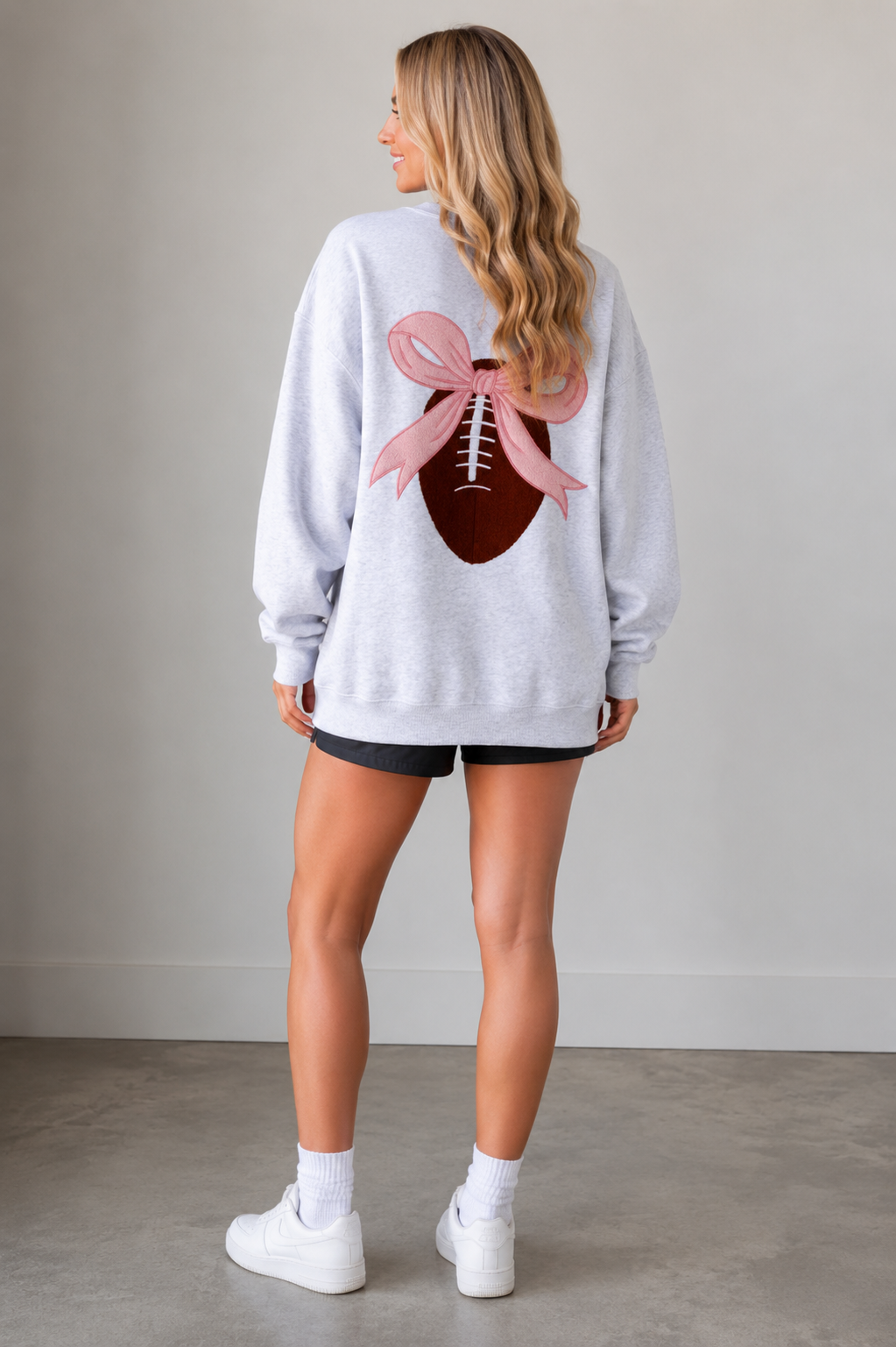 Pre-order Football Embroidery Sweatshirt