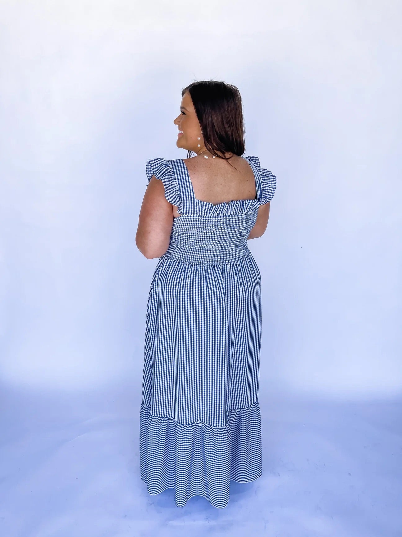 Women's Jessy Smocked Gingham Dress