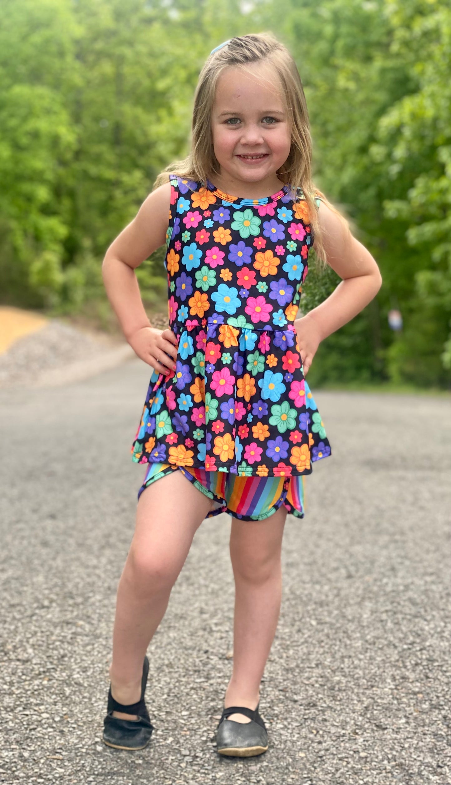 Floral Fun Peplum Top