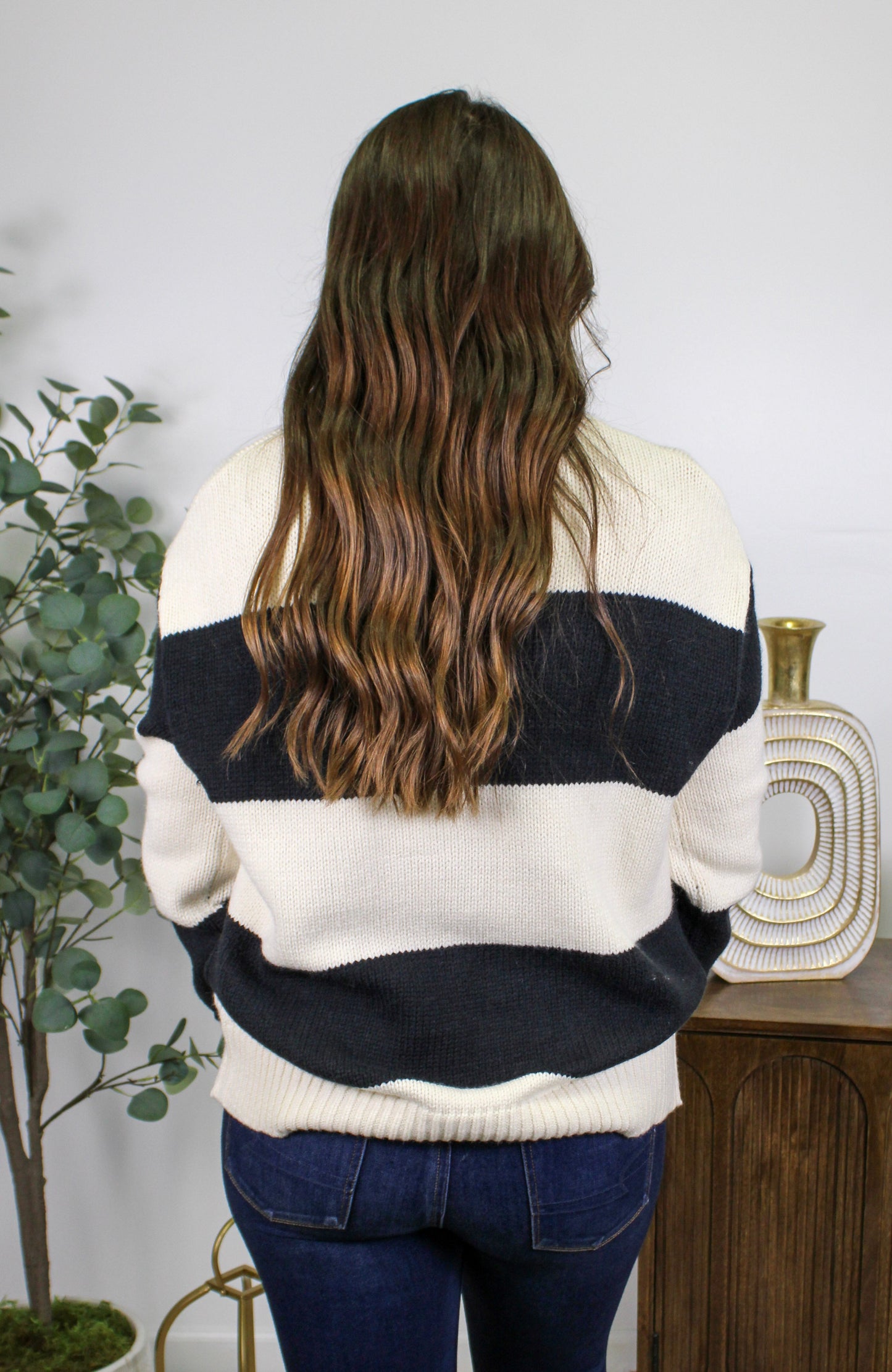 Women’s Striped Knit Sweater