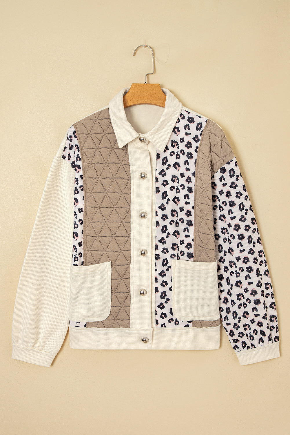 Pre-order Leopard Waffle Jacket August