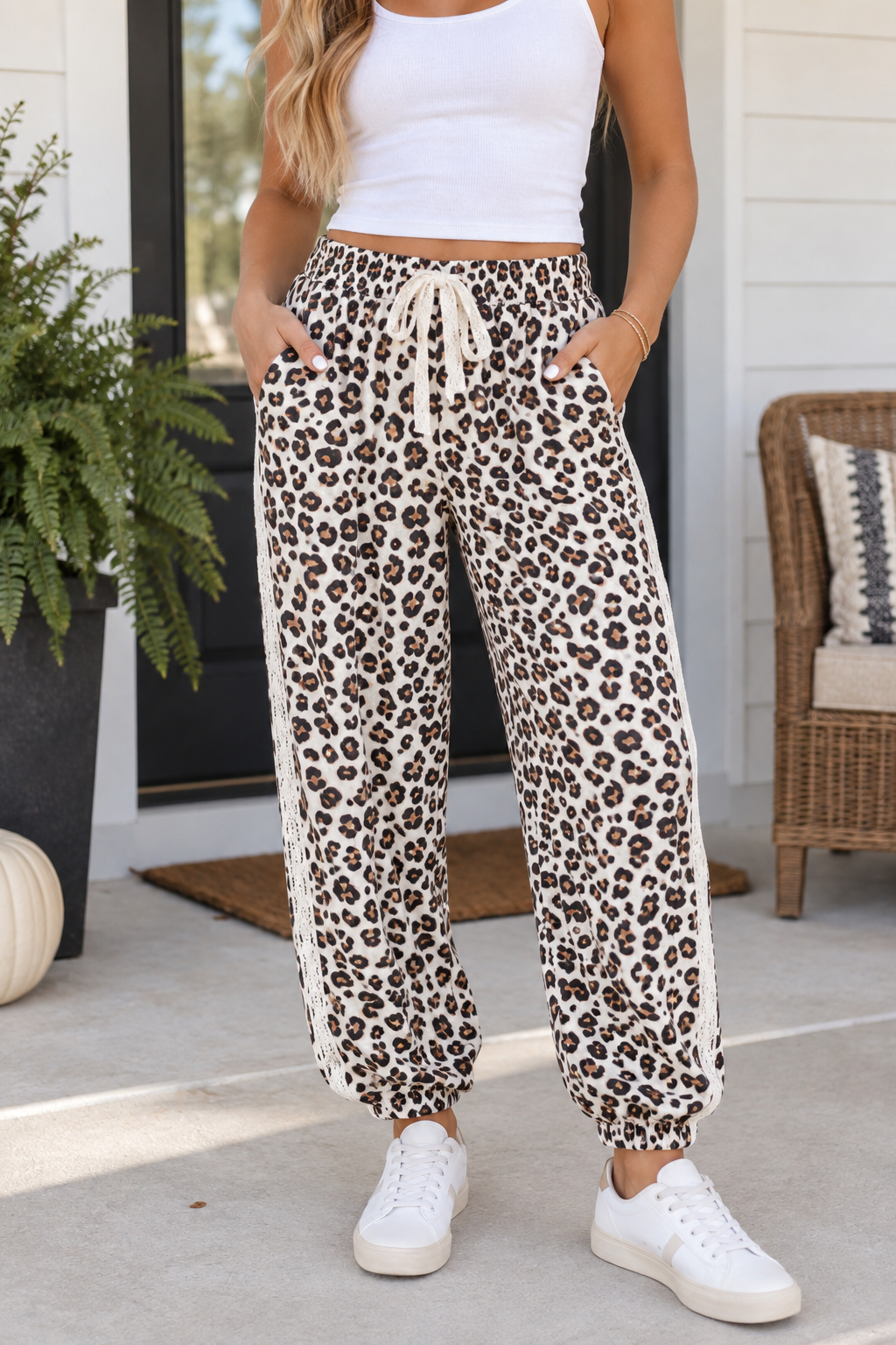 Pre-order Leopard Elastic Pants