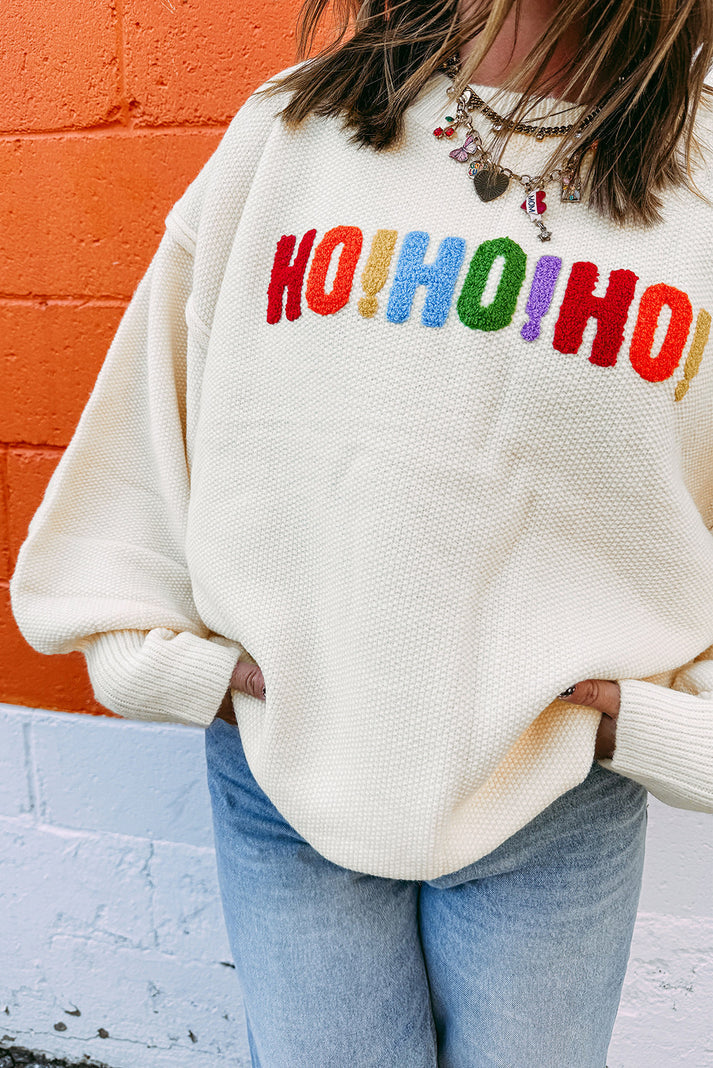 Pre-order Merry Christmas Chenille Graphic Sweater