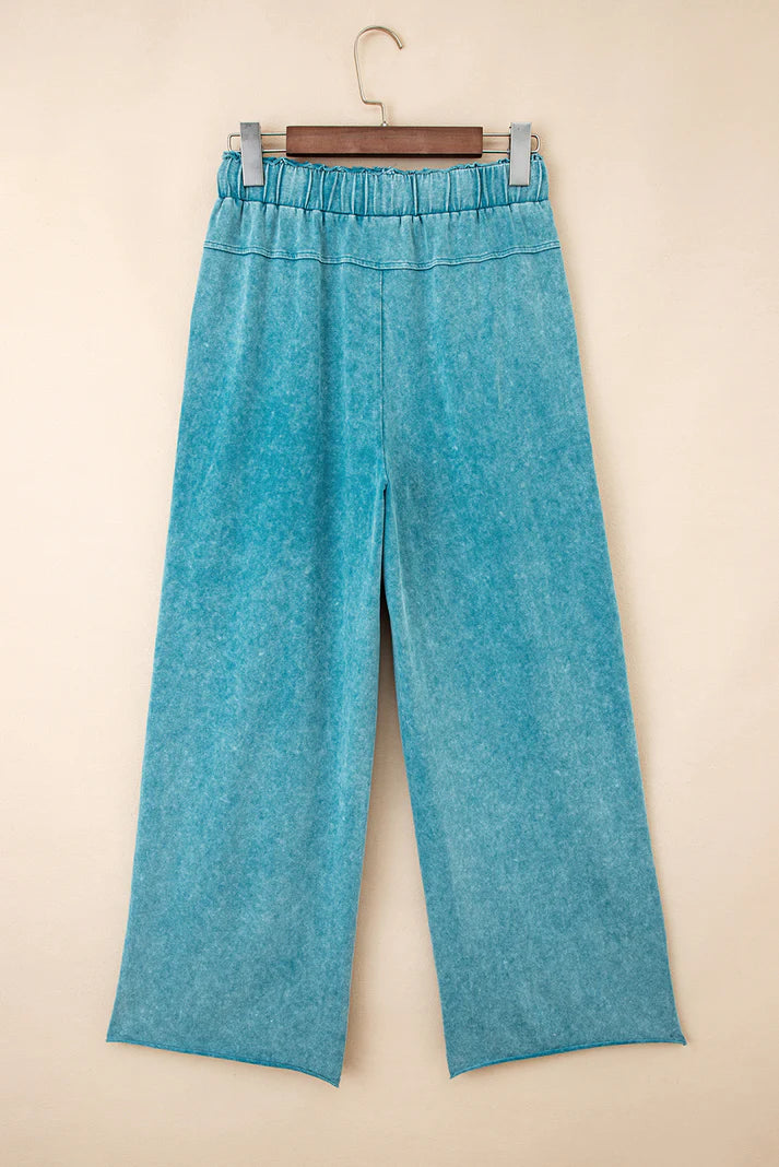 Pre-order Mineral Wash Raw Hem Pants