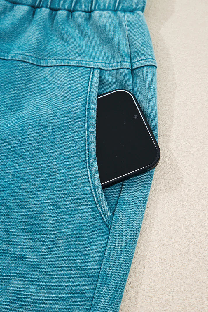 Pre-order Mineral Wash Raw Hem Pants