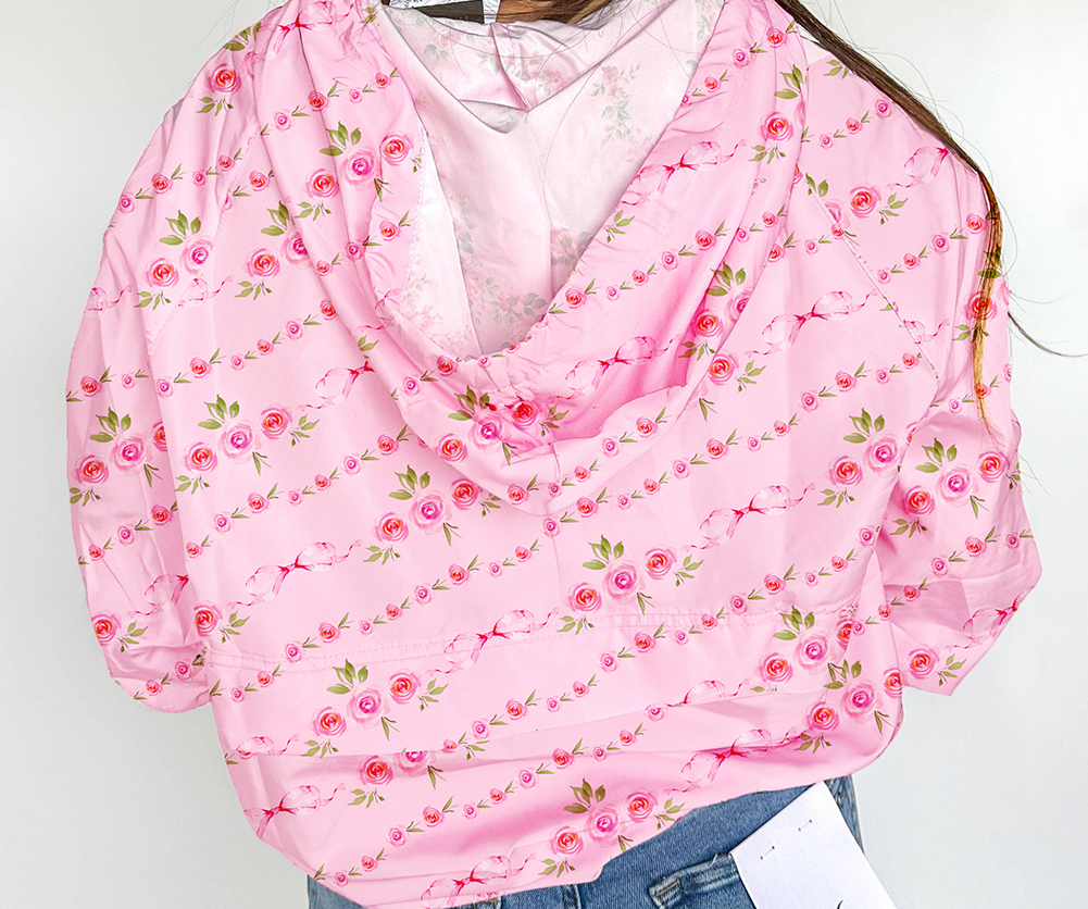 Pre-order Pink Floral Hoodie August
