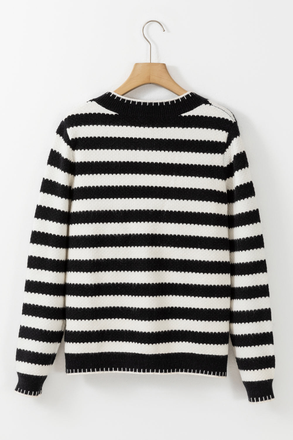 Pre-order Stripe Gold Button Cardigan August