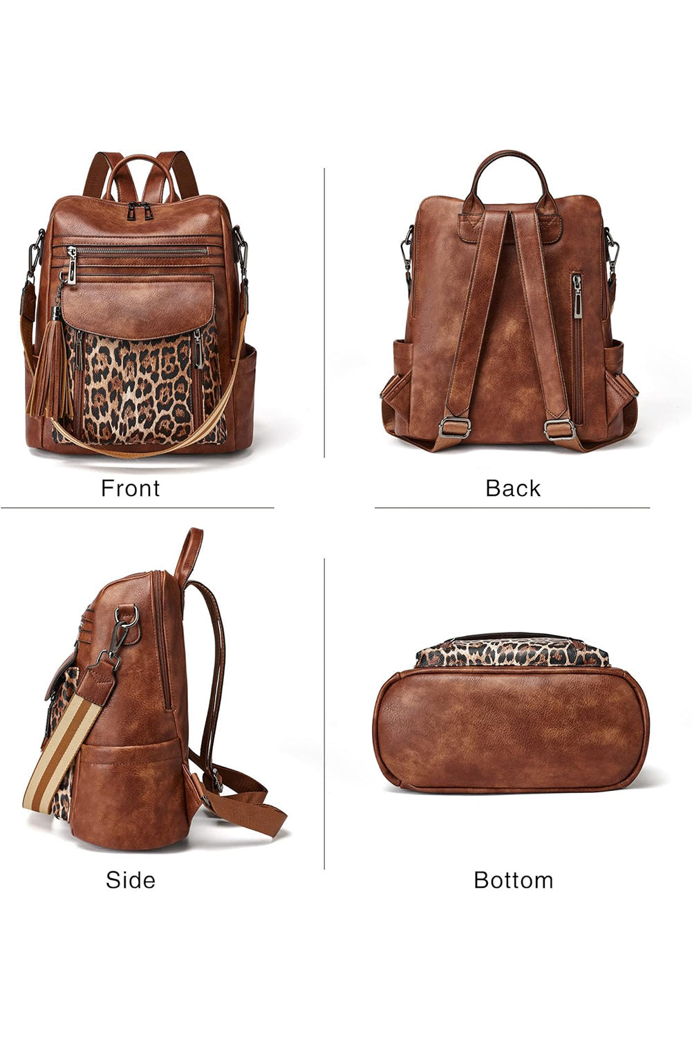 Women's Leopard Backpack